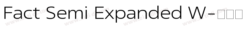 Fact Semi Expanded W字体转换